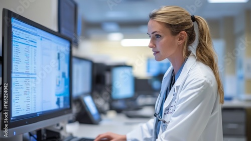 Advanced clinical trial software systems used in tracking patient progress and outcomes