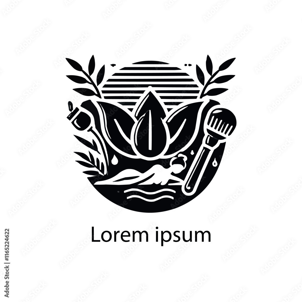 Fototapeta premium A beauty spa logo concept