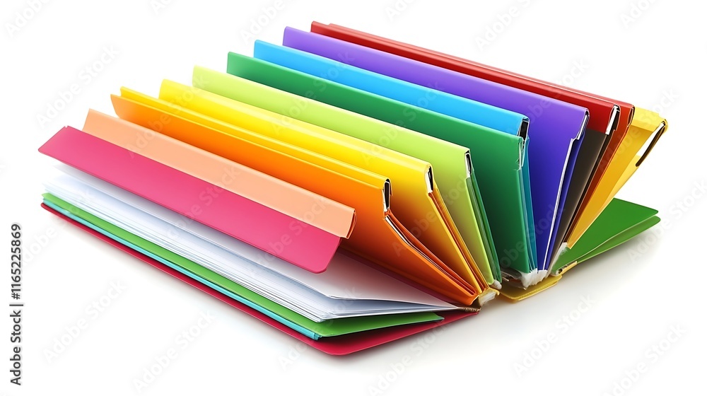 Rainbow Expanding File Folders Rainbow Expanding File Folders