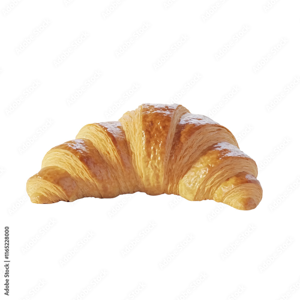 a croissant on a transparent background a croissant on a transparent background