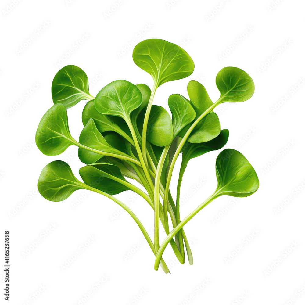 Obraz premium Watercress on a transparent background