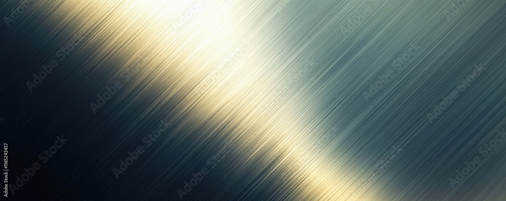 Obraz premium Abstract diagonal light streaks in blue and golden gradient. Modern background design concept
