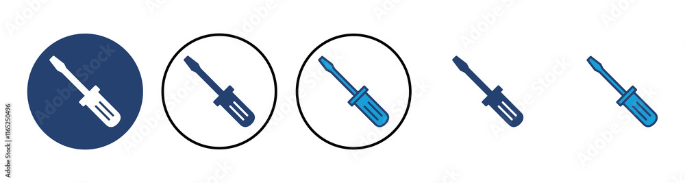 Screwdriver icon vector. tools icon vector Screwdriver icon vector. tools icon vector