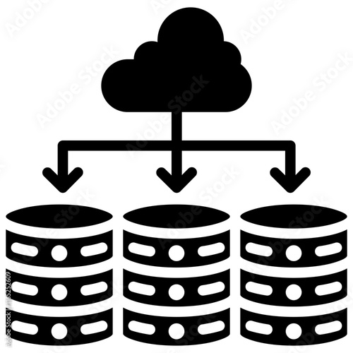 Cloud Database Icon