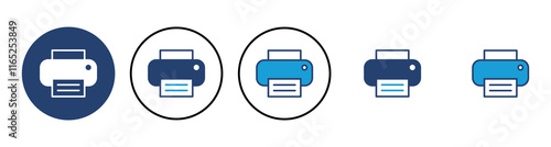 Print icon vector. printer icon vector.