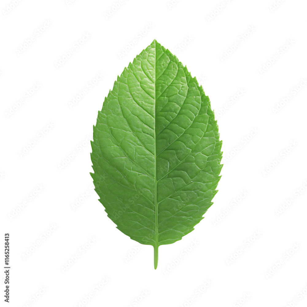 a green leaf on a white background a green leaf on a white background