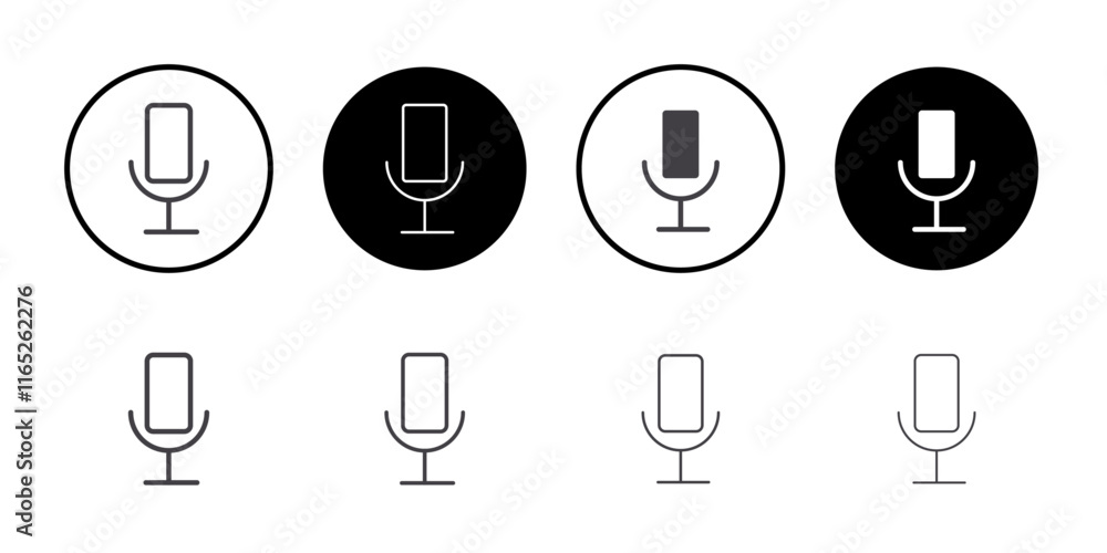 microphone icon simple vector symbol microphone icon simple vector symbol