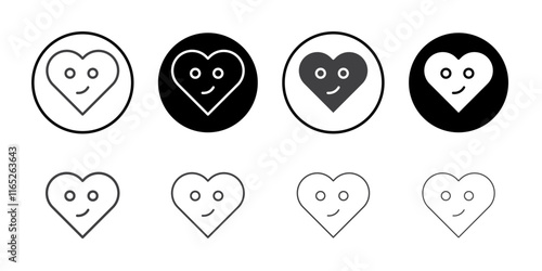 Smirking Face emoticon icon simple vector symbol