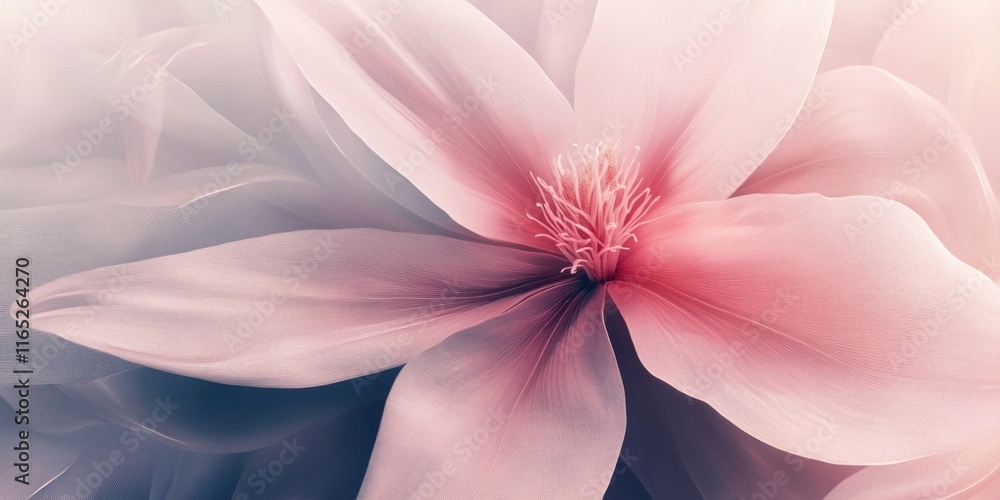 Fototapeta premium Pink Flower Close Up