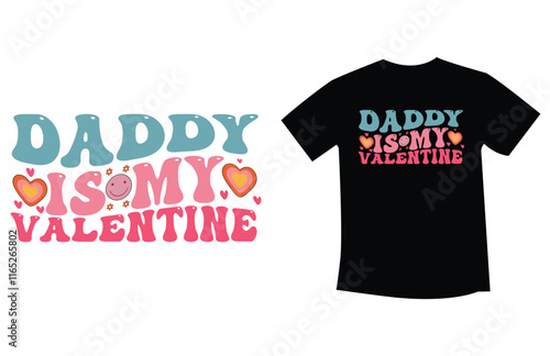Retro Valentine T-shirt Design