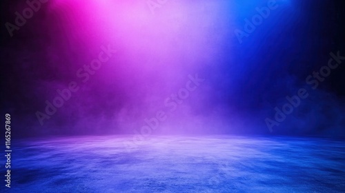 Wallpaper Mural Colorful Foggy Background with Vibrant Purple and Blue Lighting Effects Torontodigital.ca