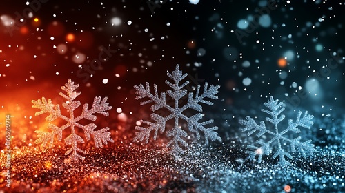 Texture green classic gradient red snowflakes high resolution hd backgroud