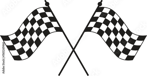 Double Checkered Racing flags eps vector file car racing flag, motorbike racing, formula1 championship, finnish line flag