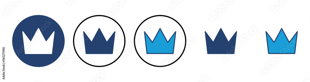 Crown icon vector. crown vector icon Crown icon vector. crown vector icon