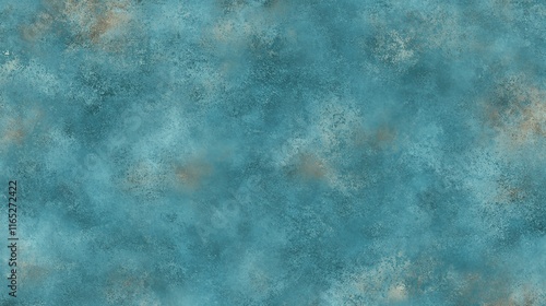 Teal Blue Textured Background With Subtle Gold Highlights