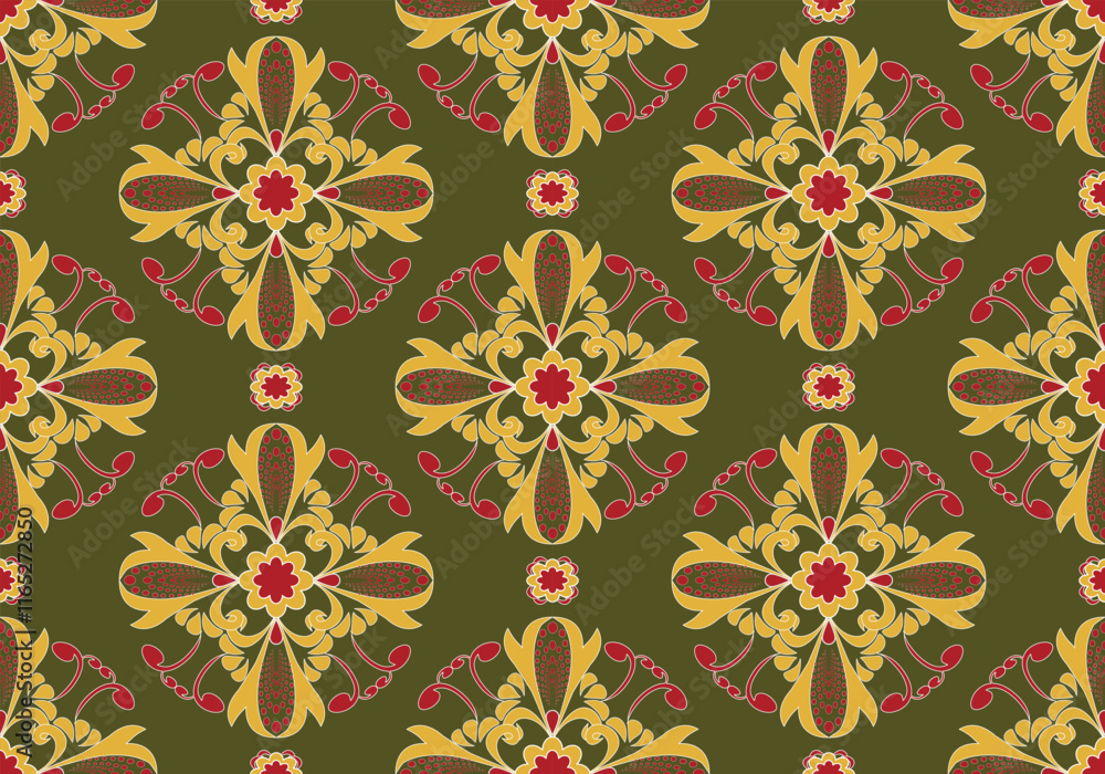 seamless damask floral pattern design for ceramic tile fabric wallpaper background wrapping art print textile scrapbook paper seamless damask floral pattern design for ceramic tile fabric wallpaper background wrapping art print textile scrapbook paper