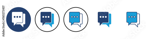 Chat icon vector. speech bubble icon. comment icon vector. message. contact us