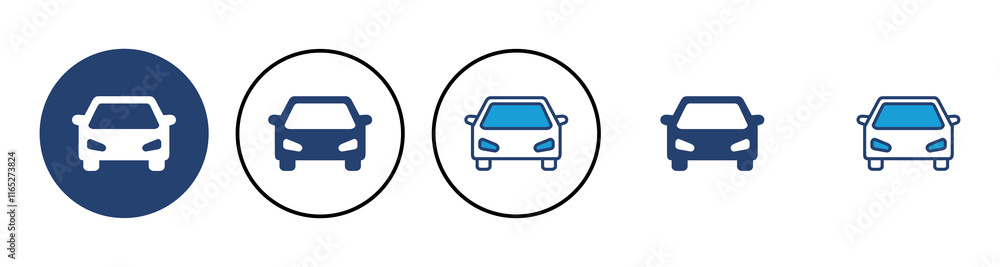 Car icon vector. car vector icon. small sedan Car icon vector. car vector icon. small sedan
