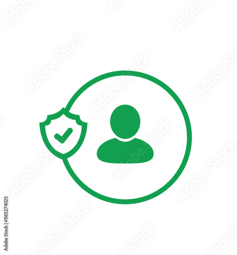 immune system icon on white background	
