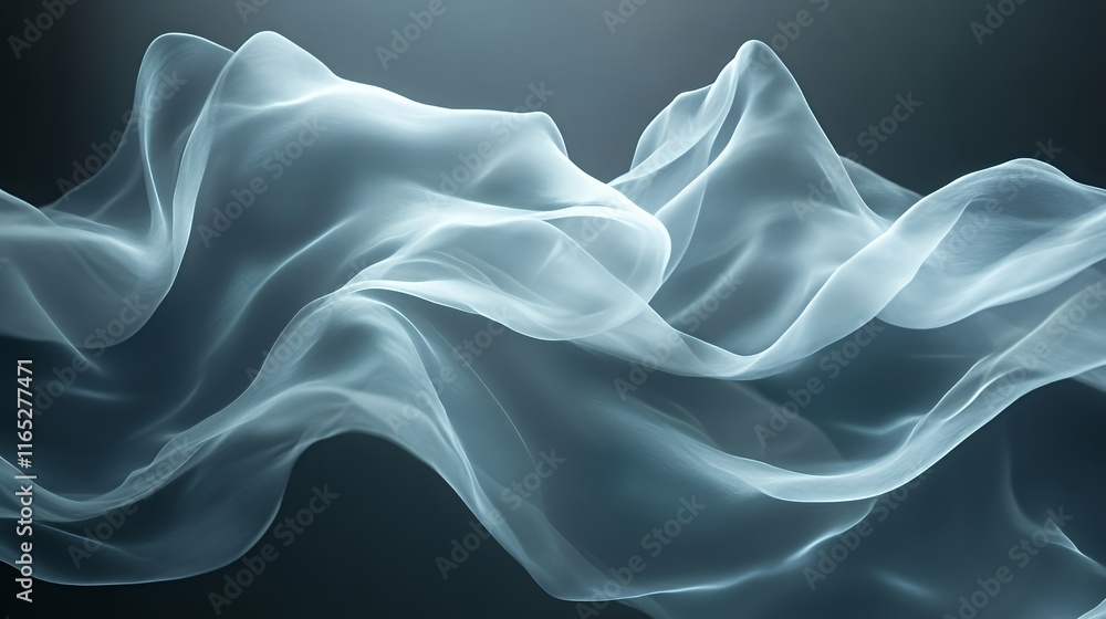 Obraz premium Elegant Draped Fabric Abstract Design