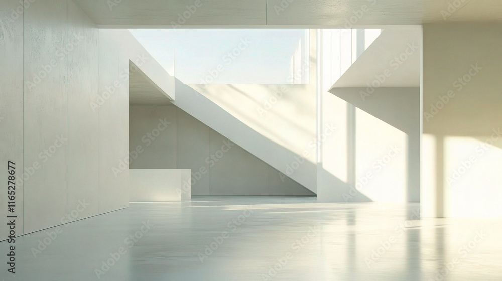 Fototapeta premium Bright and Modern Business Office Space with Natural Light