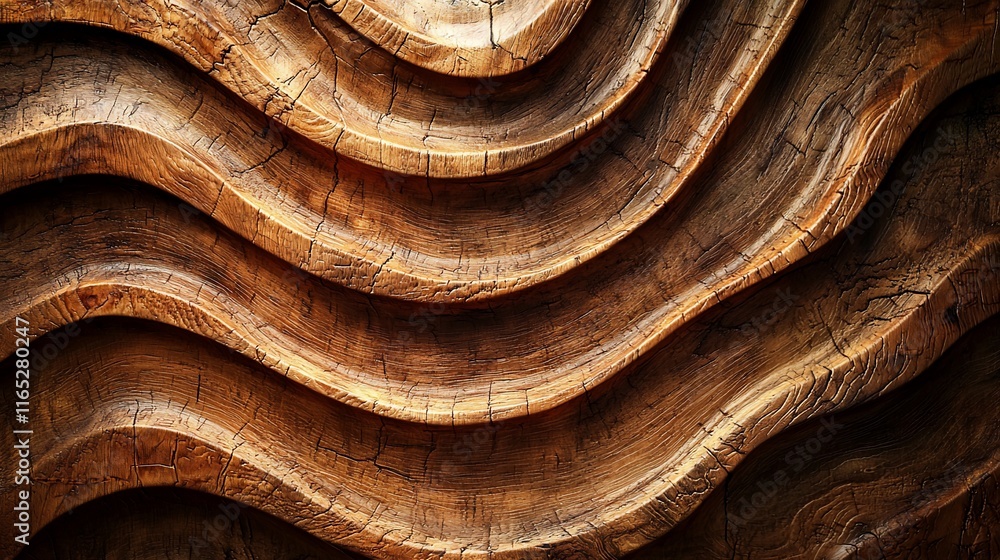 Abstract wavy brown wood texture background. (1) Abstract wavy brown wood texture background. (1)