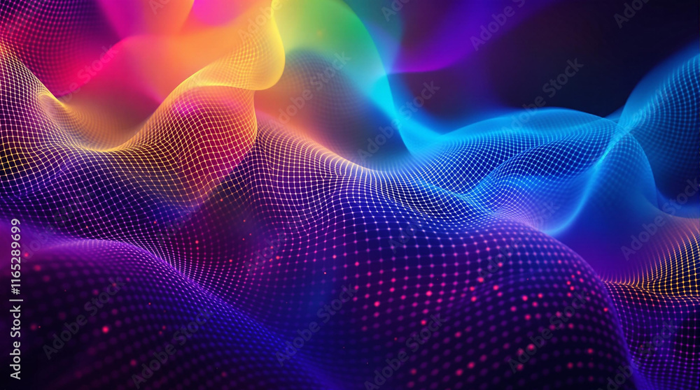 Fototapeta premium High quality abstract vibrant gradient fitness background