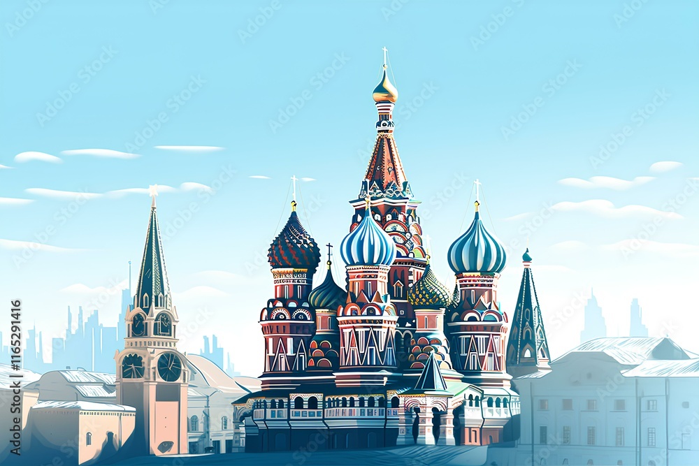 Fototapeta premium st basil cathedral