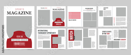 Sports Magazine Template, Sports Events