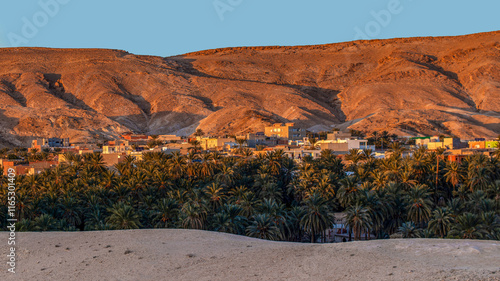 L'oasis de montagne de Tamerza en Tunisie