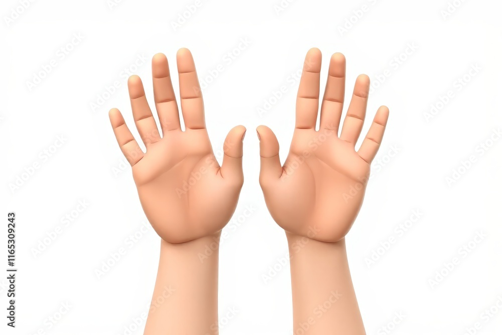 Fototapeta premium there is a pair of hands that are on a white surface