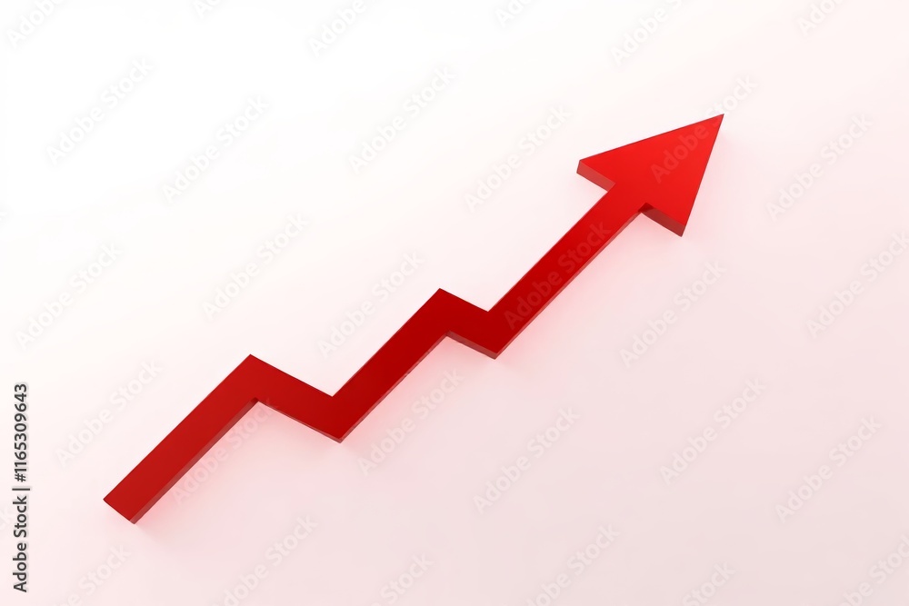 arrows pointing upward on a white background with a red arrow arrows pointing upward on a white background with a red arrow