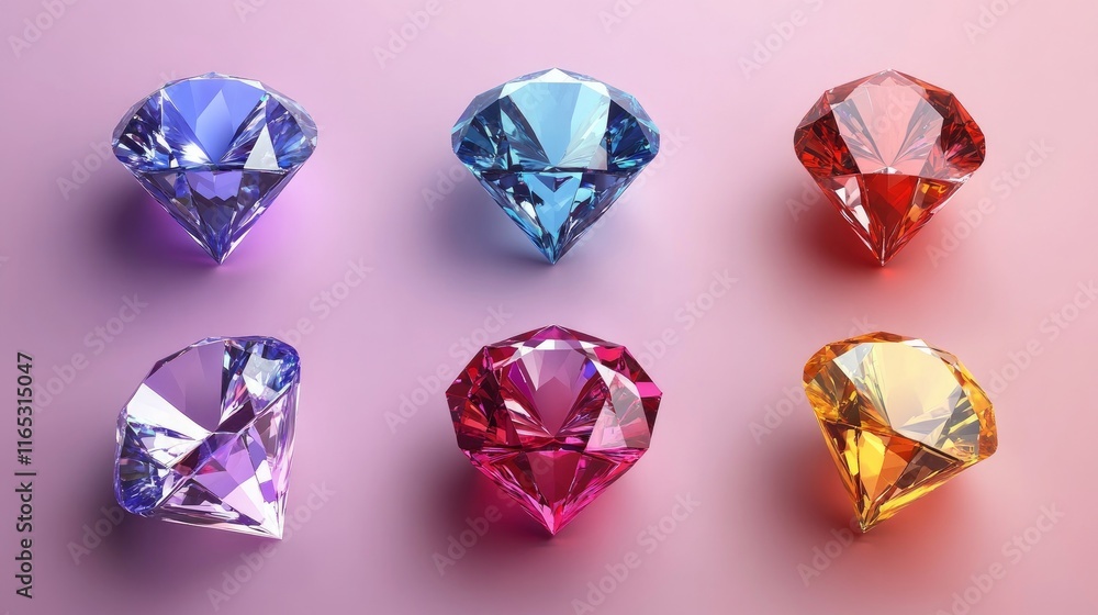 Nine sparkling diamonds with clipping paths for precise use.
Nine sparkling diamonds with clipping paths for precise use.