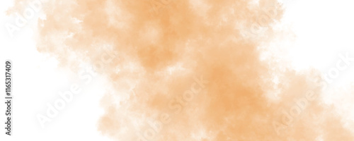 Layers of soft orange mist gently fading into the infinite, dreamy horizon
