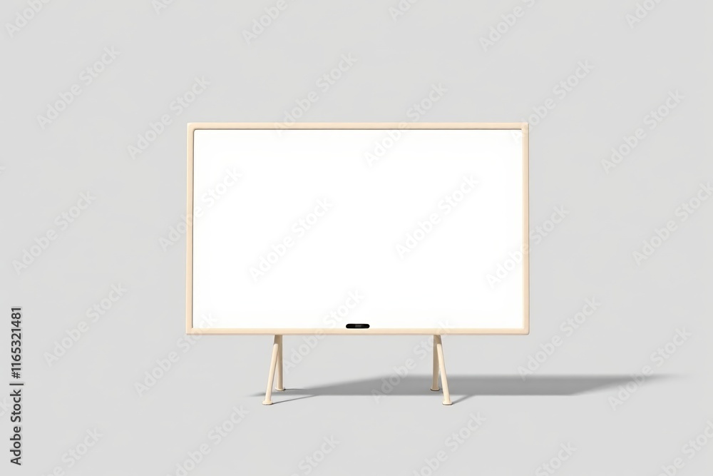 a close up of a white board on a stand with a shadow a close up of a white board on a stand with a shadow