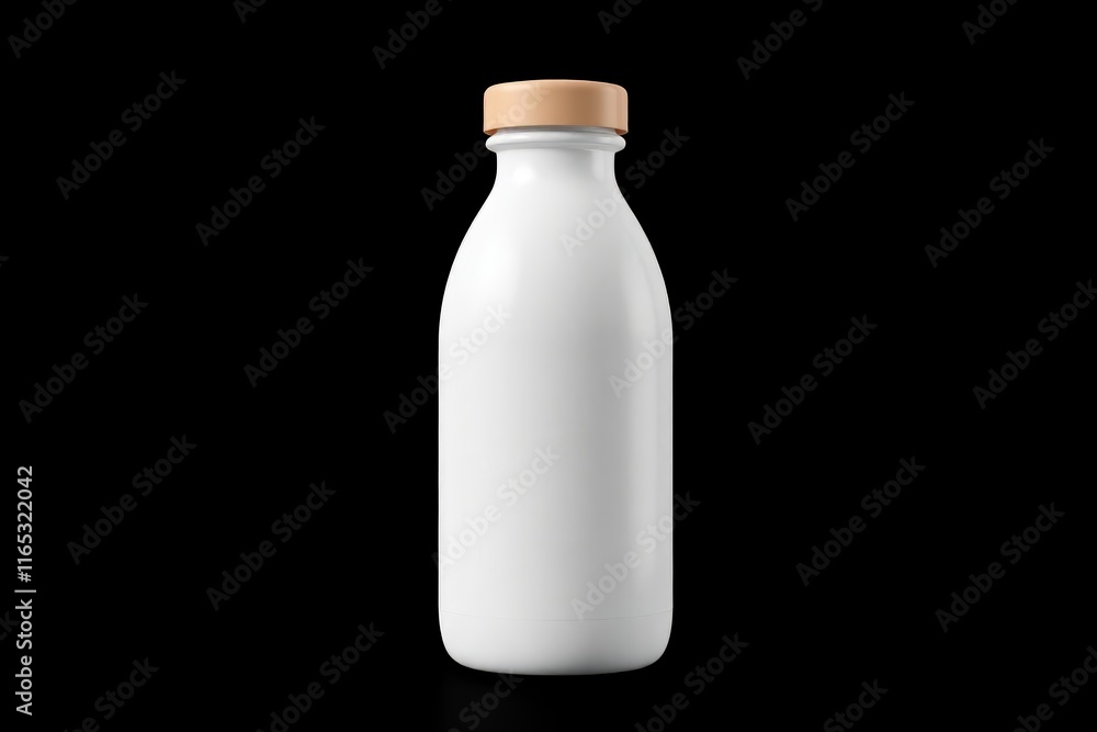 a close up of a white bottle with a wooden lid a close up of a white bottle with a wooden lid