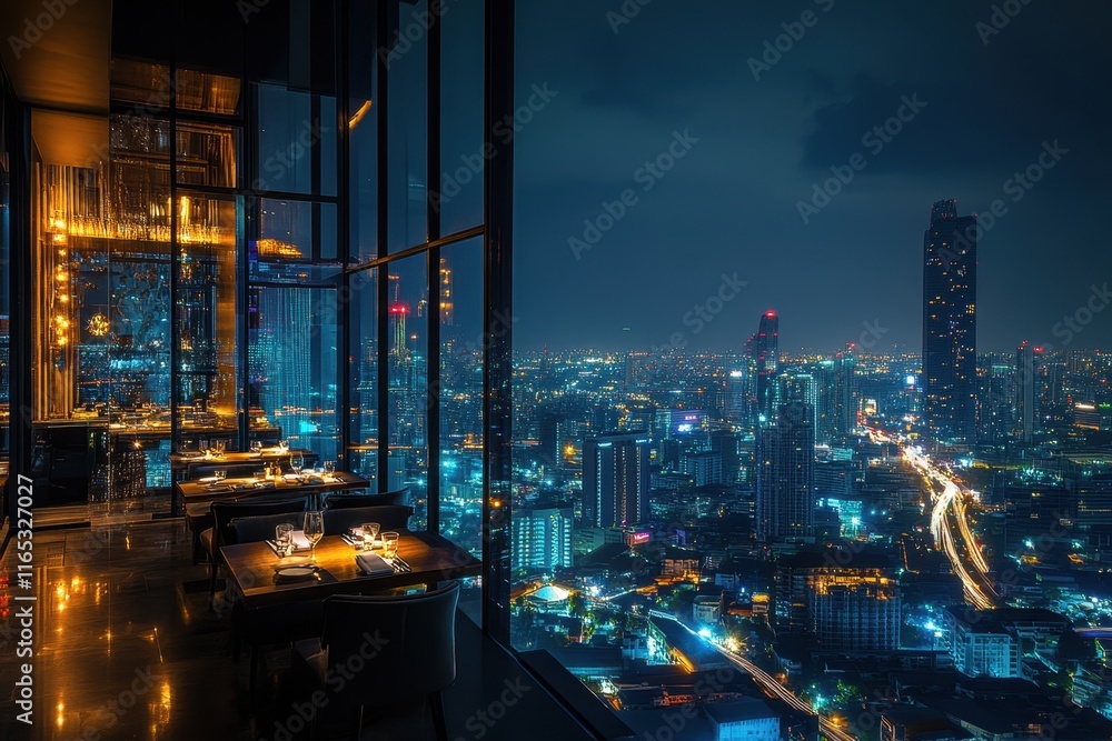 Fototapeta premium view of the city