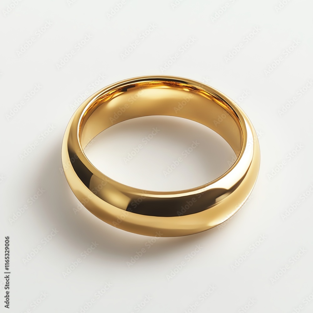Elegant gold ring on a plain white background, perfect for jewelry displays. Elegant gold ring on a plain white background, perfect for jewelry displays.