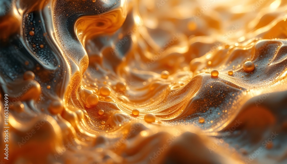 Abstract 2D and 3D Fusion Composition