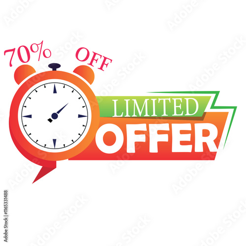 Colorful Big Sale Promotional Banner – Off Discount Ad Design