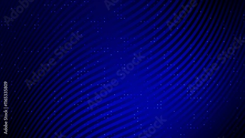 Wallpaper Mural Dark blue abstract design with curved lines and bright dots. Suitable for backgrounds, graphic design projects, technology themes, and digital art. Torontodigital.ca