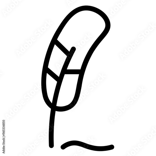 Note Take Novelist Line Icon