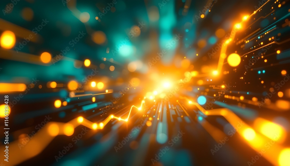 Abstract AI and Technology Background