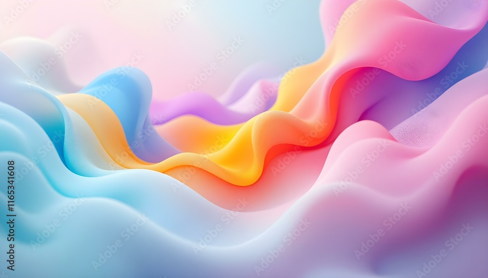 Abstract Composition Symbolizing Unity and Diversity