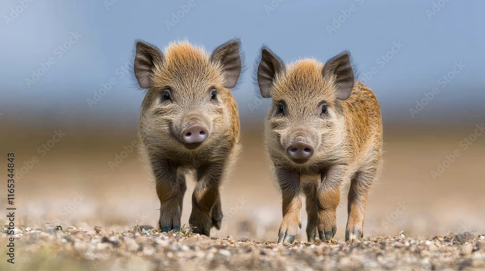 Playful piglets frolicking in nature outdoor wildlife scene close-up perspective captivating animal behavior Playful piglets frolicking in nature outdoor wildlife scene close-up perspective captivating animal behavior