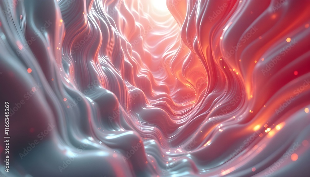 Abstract Composition with Depth and Perspective