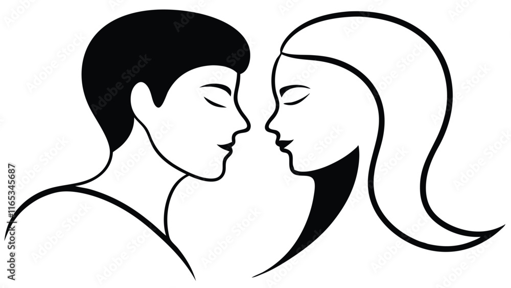 Couple in a Tender Moment Couple in a Tender Moment