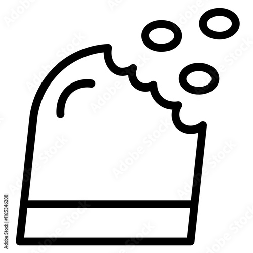 Plastic Free Canister Line Icon