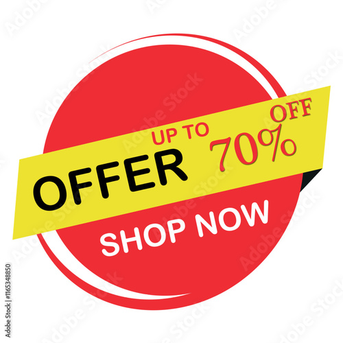 Colorful Big Sale Promotional Banner – Off Discount Ad Design