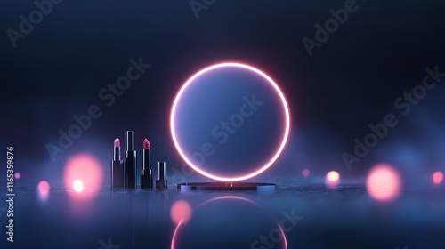 Wallpaper Mural A glowing ARenabled beauty mirror displaying makeup tutorials in realtime Torontodigital.ca